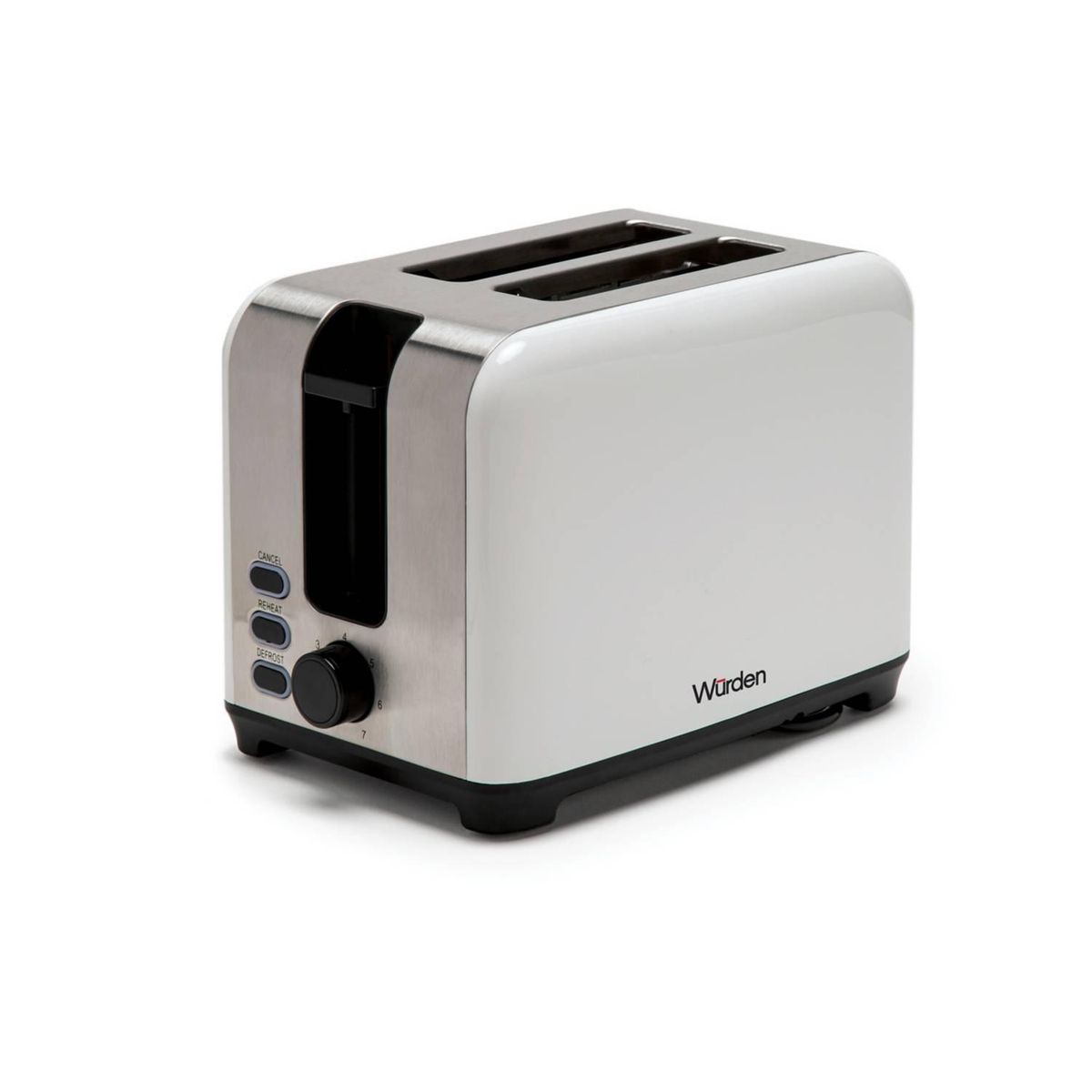 WURDEN - Tostadora Eléctrico Wurden 2 Panes 850W Blanco