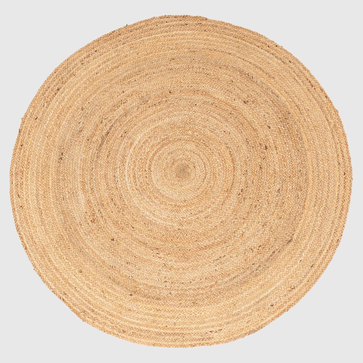 BASEMENT HOME - Alfombra Redonda de Yute Natural Trenzas