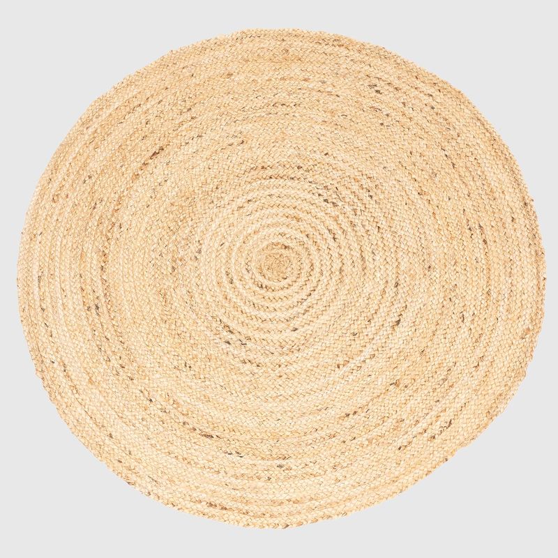 BASEMENT HOME - Alfombra Redonda de Yute Natural 