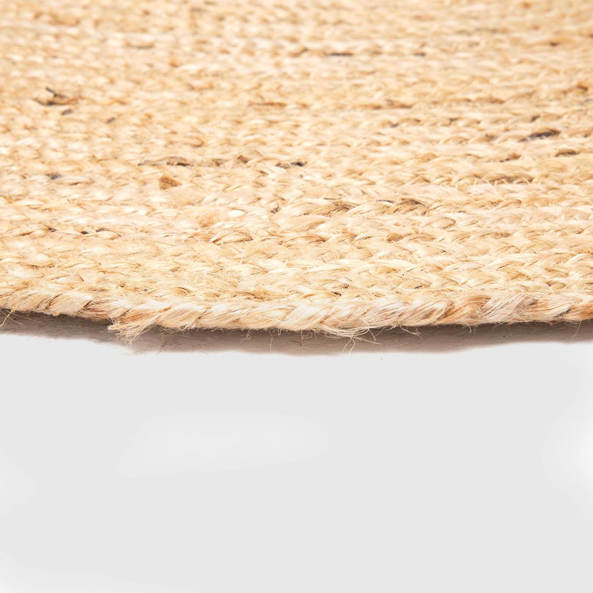 BASEMENT HOME - Alfombra Redonda de Yute Natural 