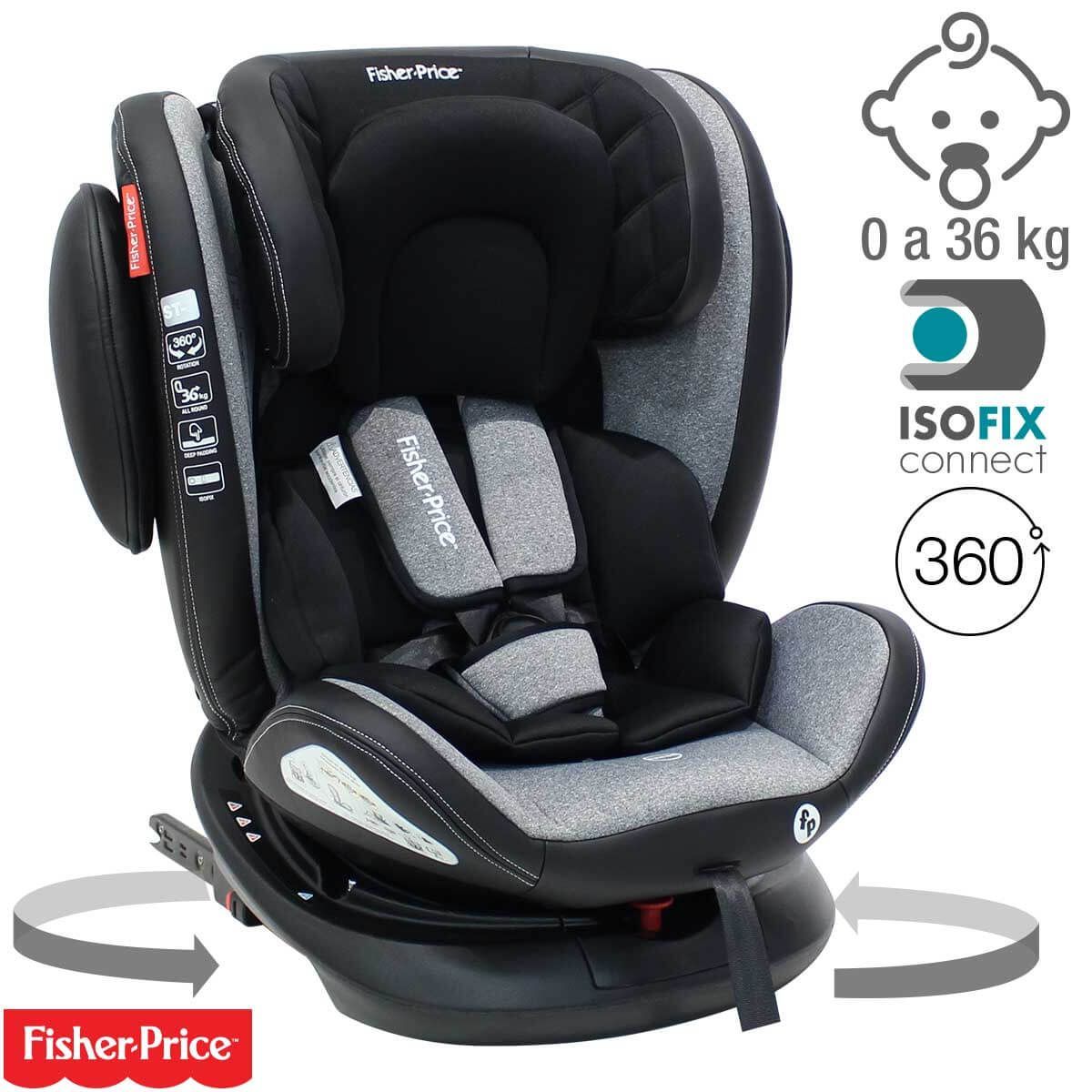 FISHER PRICE - Silla de Auto para Bebé 360FX Gris Fisher Price