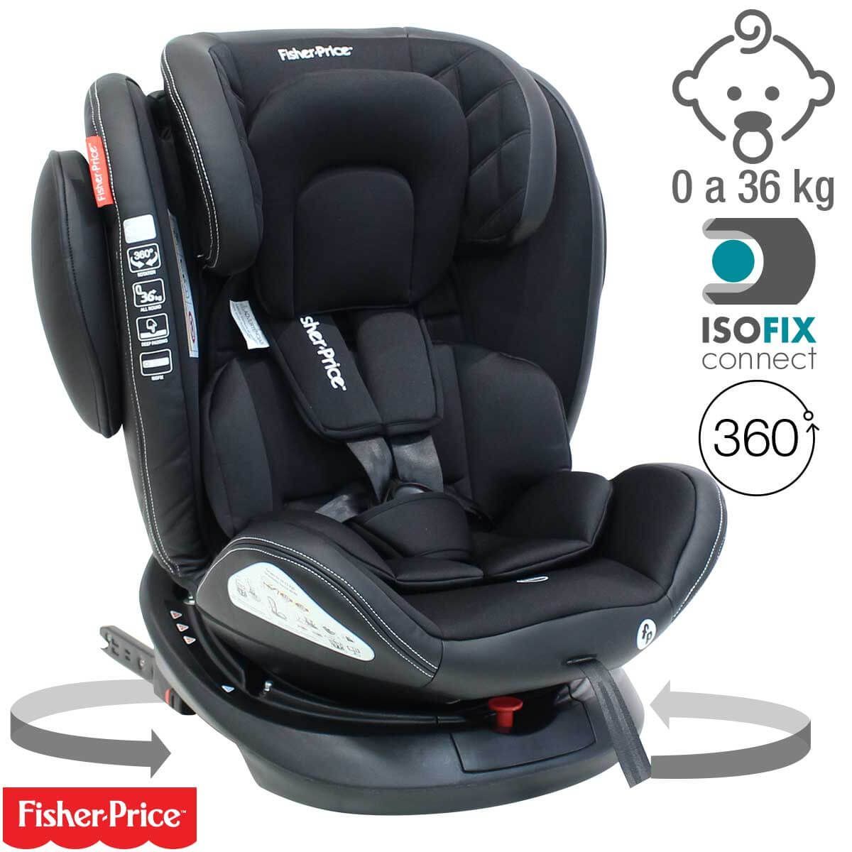 FISHER PRICE - Silla de Auto para Bebé 360FX Negro Fisher Price