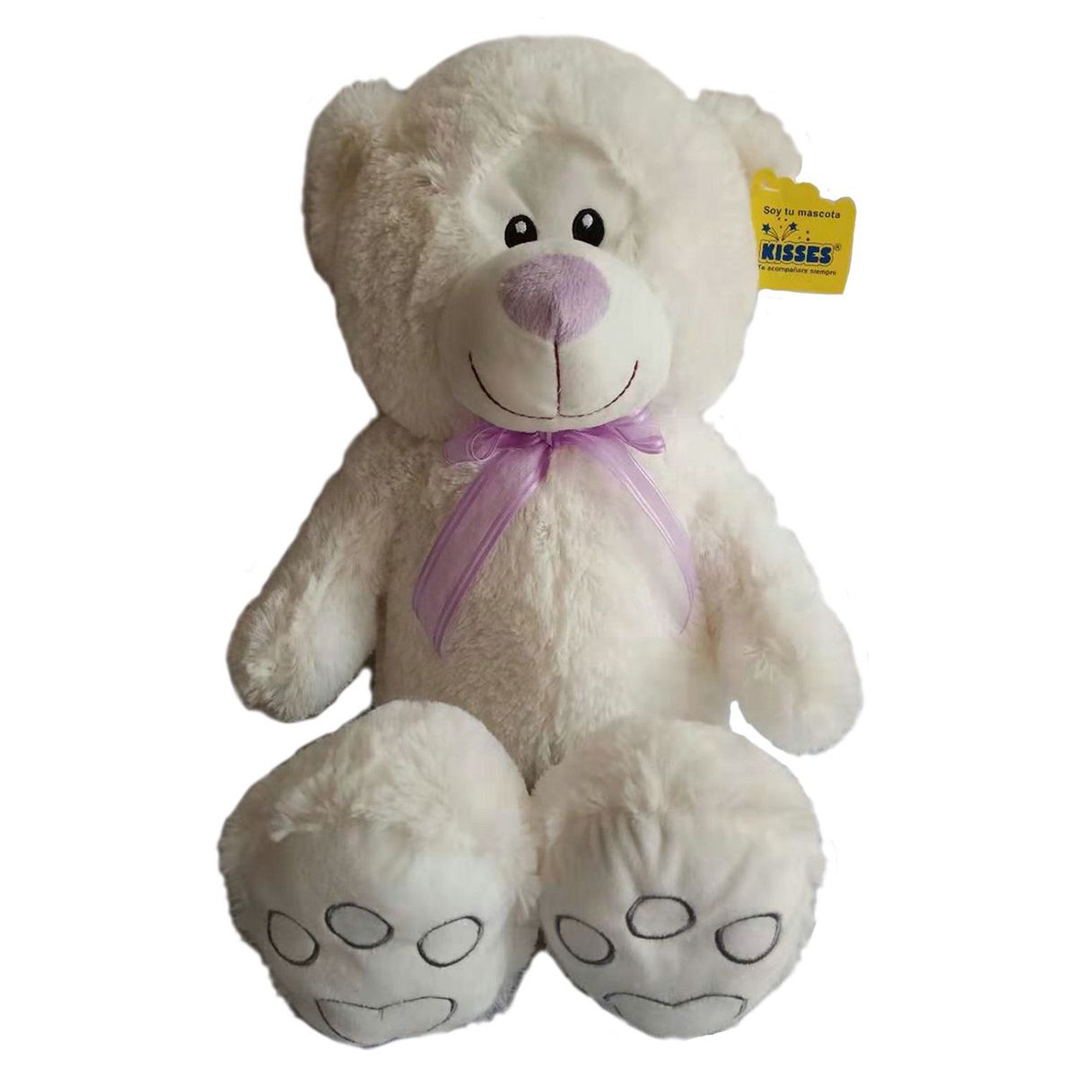 KISSES - Peluche Oso 35 cm Blanco