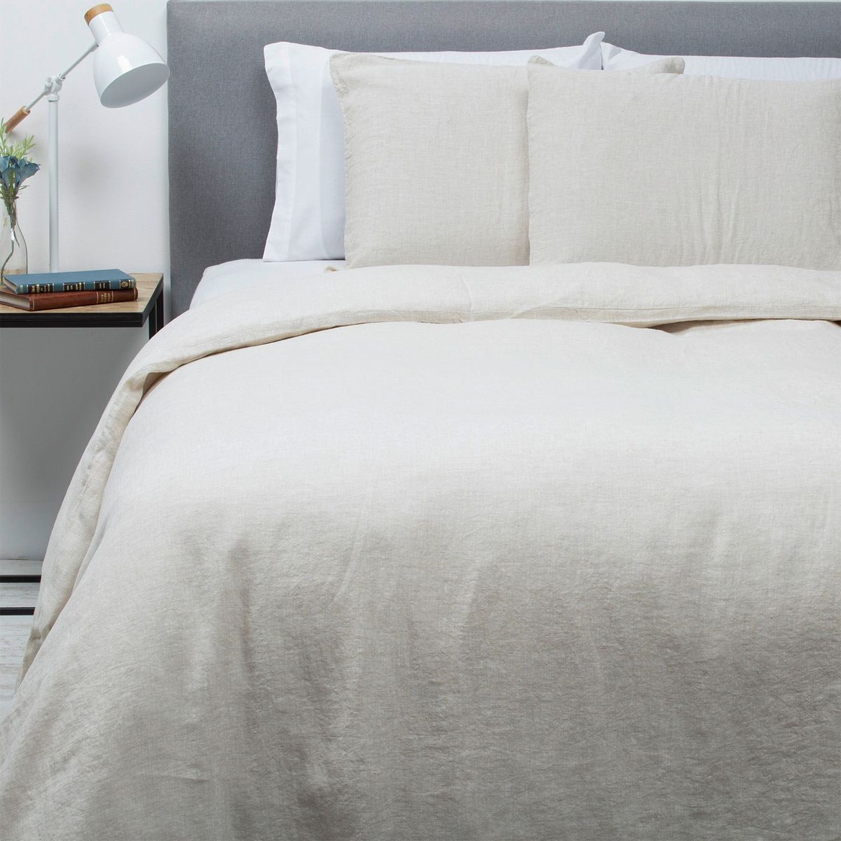 BASEMENT HOME - Funda Plumón Lisa Beige 100% Lino