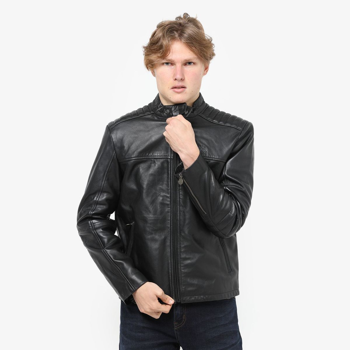LA MARTINA - Casaca de cuero Hombre