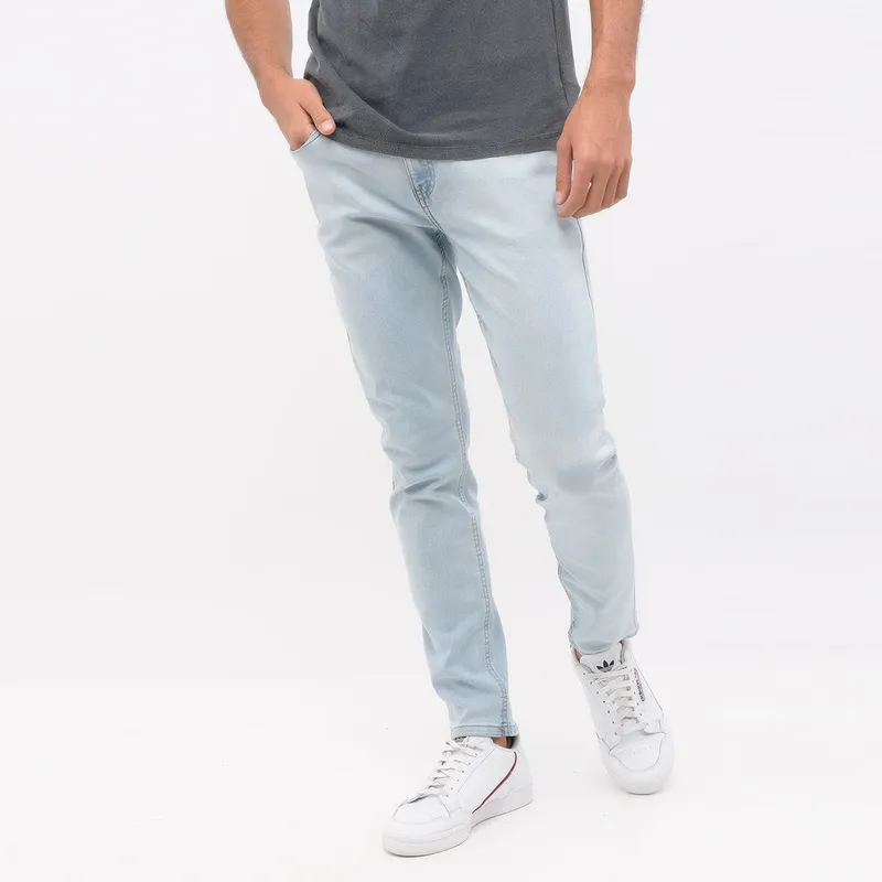 BEARCLIFF - Jeans Bearcliff Super Skinny Fit Hombre Casual Algodón