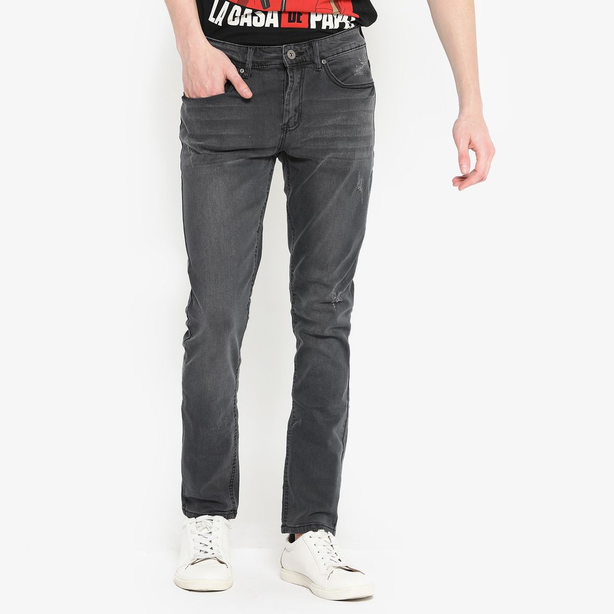 BEARCLIFF - Jean Skinny Algodón Hombre Bearcliff