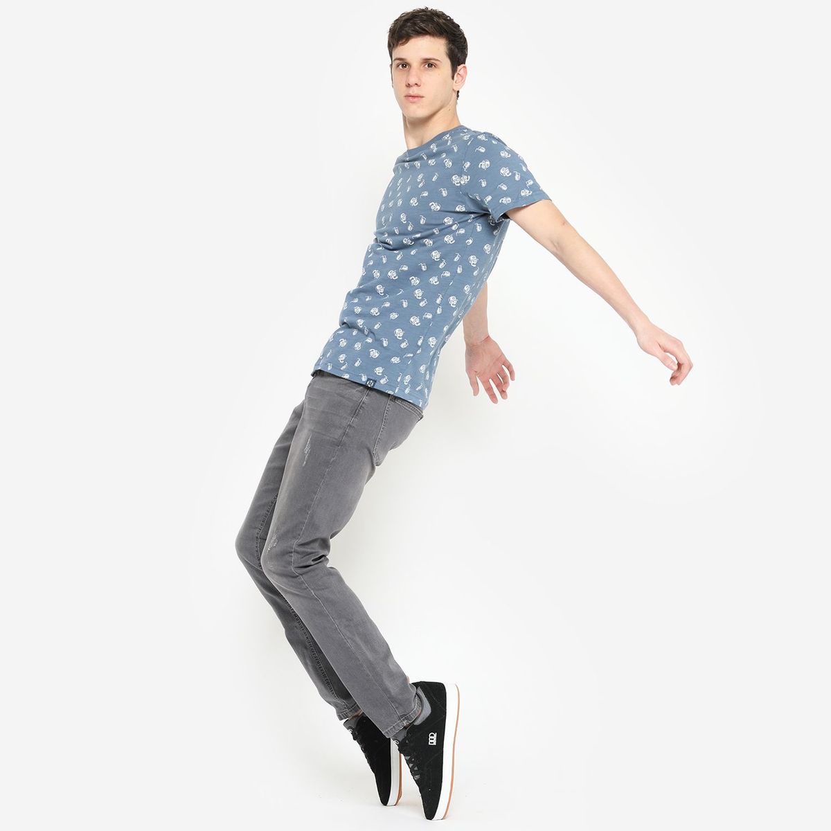 BEARCLIFF - Jean Skinny Algodón Hombre Bearcliff