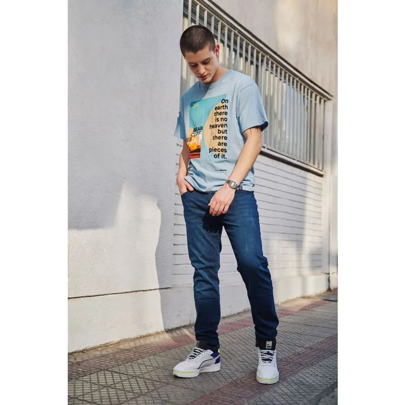 BEARCLIFF - Jean Skinny Algodón Hombre Bearcliff