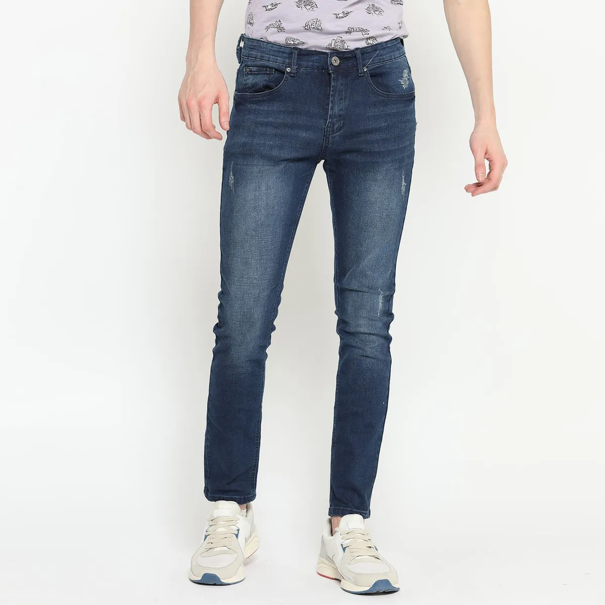 BEARCLIFF - Jean Skinny Algodón Hombre Bearcliff