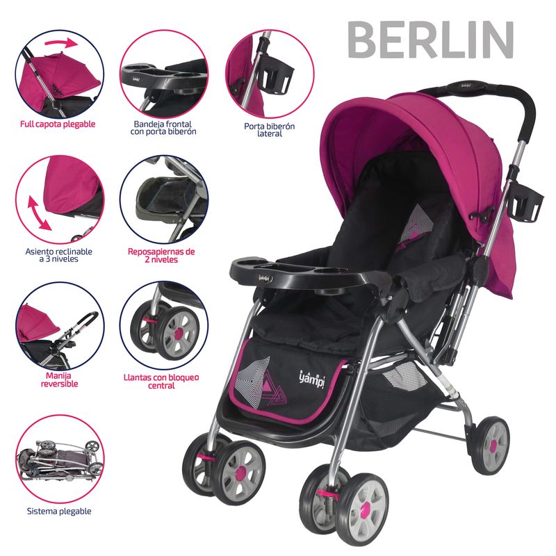 YAMP - Coche de Paseo Bebé Berlin Yamp