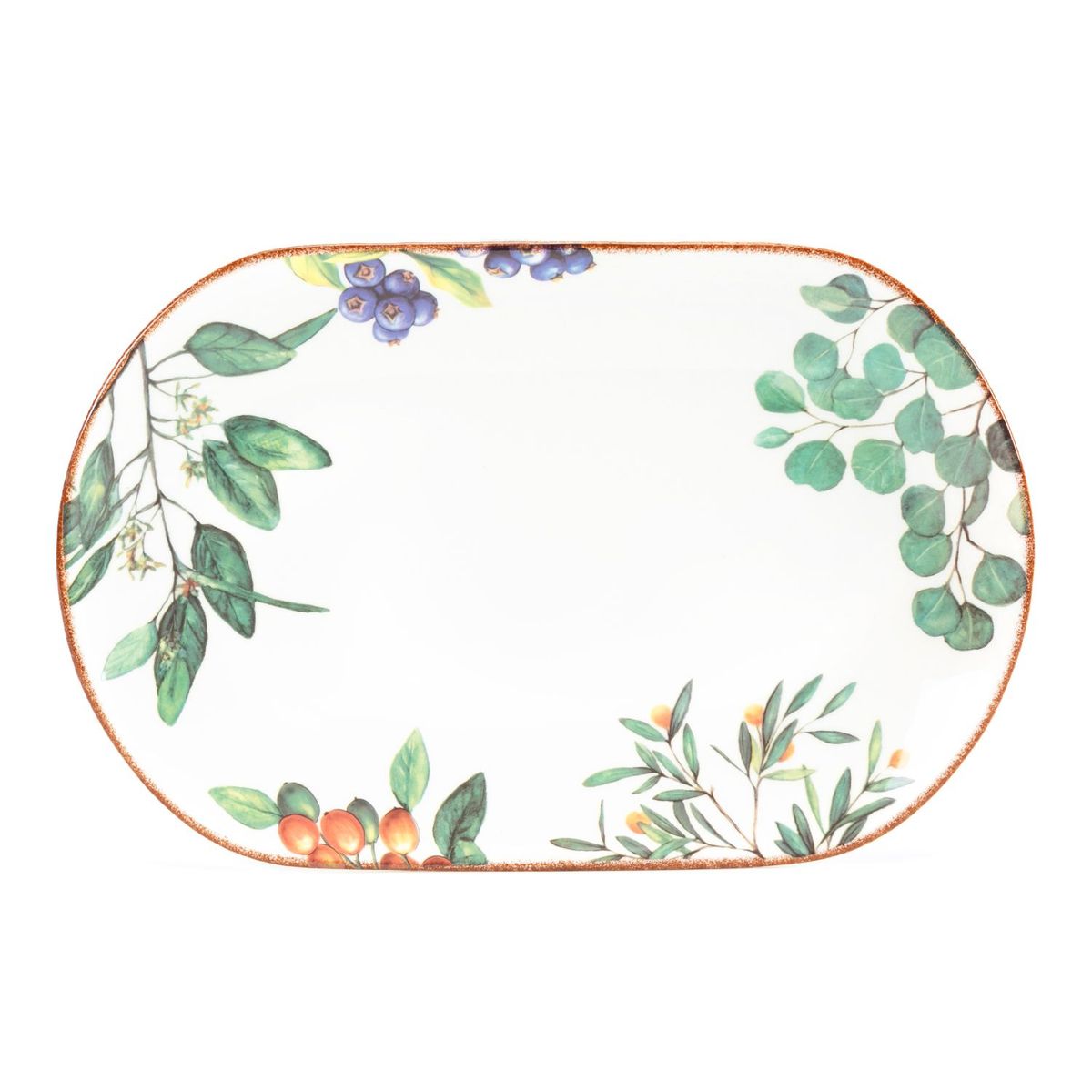 MICA - Fuente Ovalada 35 x 23 cm Fruits