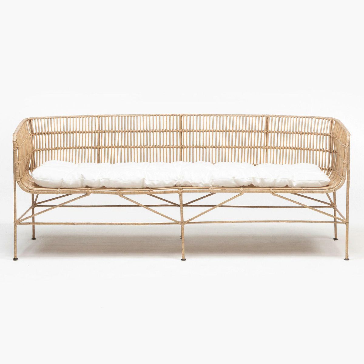 BASEMENT HOME - Sofá de Terraza Ophel 3 Cuerpos