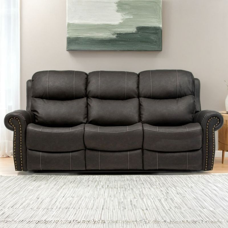 ROBERTA ALLEN - Sofá Reclinable Antoine 3 Cuerpos