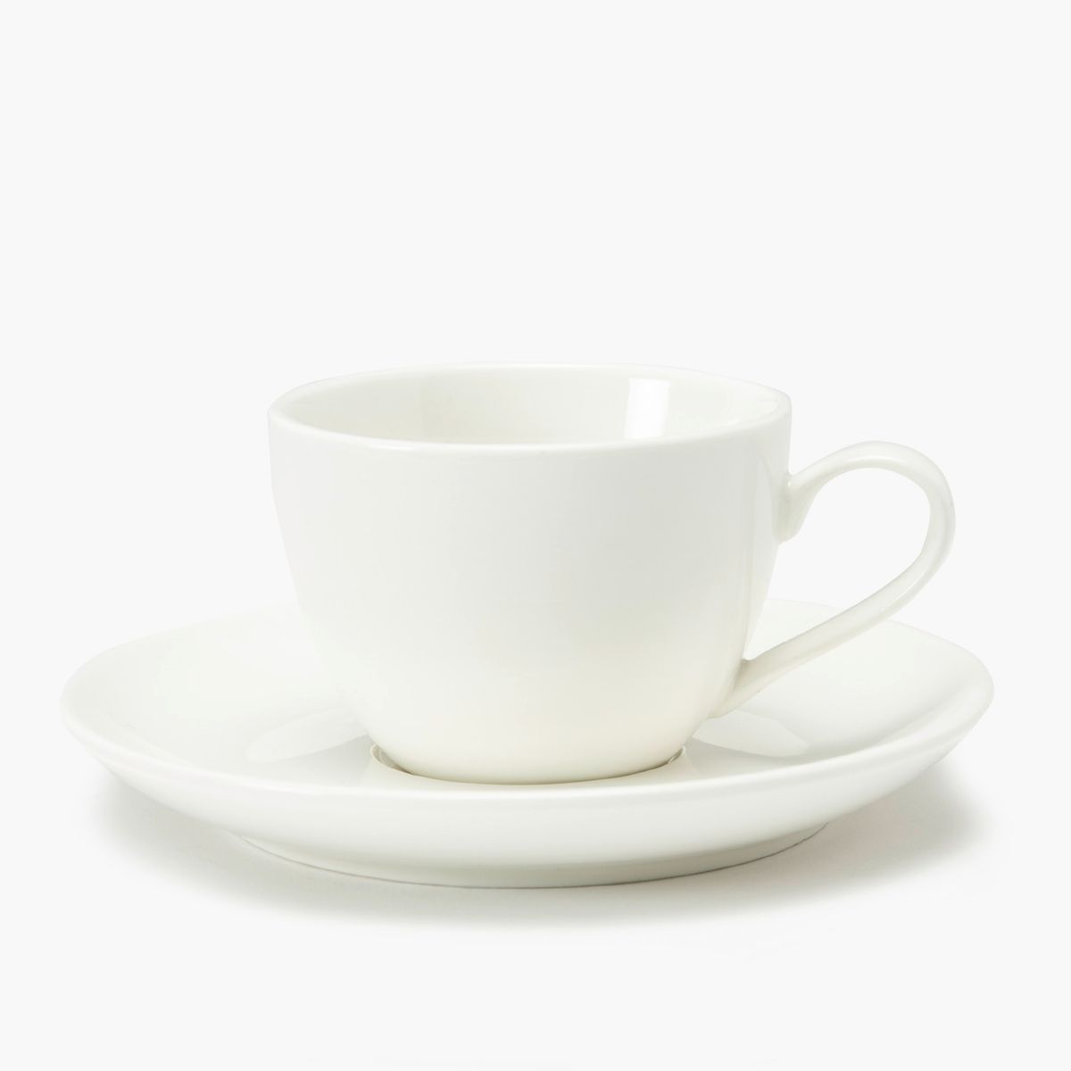 BASEMENT HOME - Taza de Café con Plato Porcelana Essentials Redondo