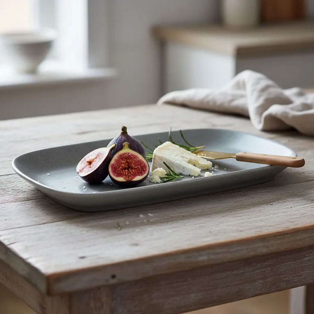 BASEMENT HOME - Fuente Rectangular Cerámica Gres 36x23 cm