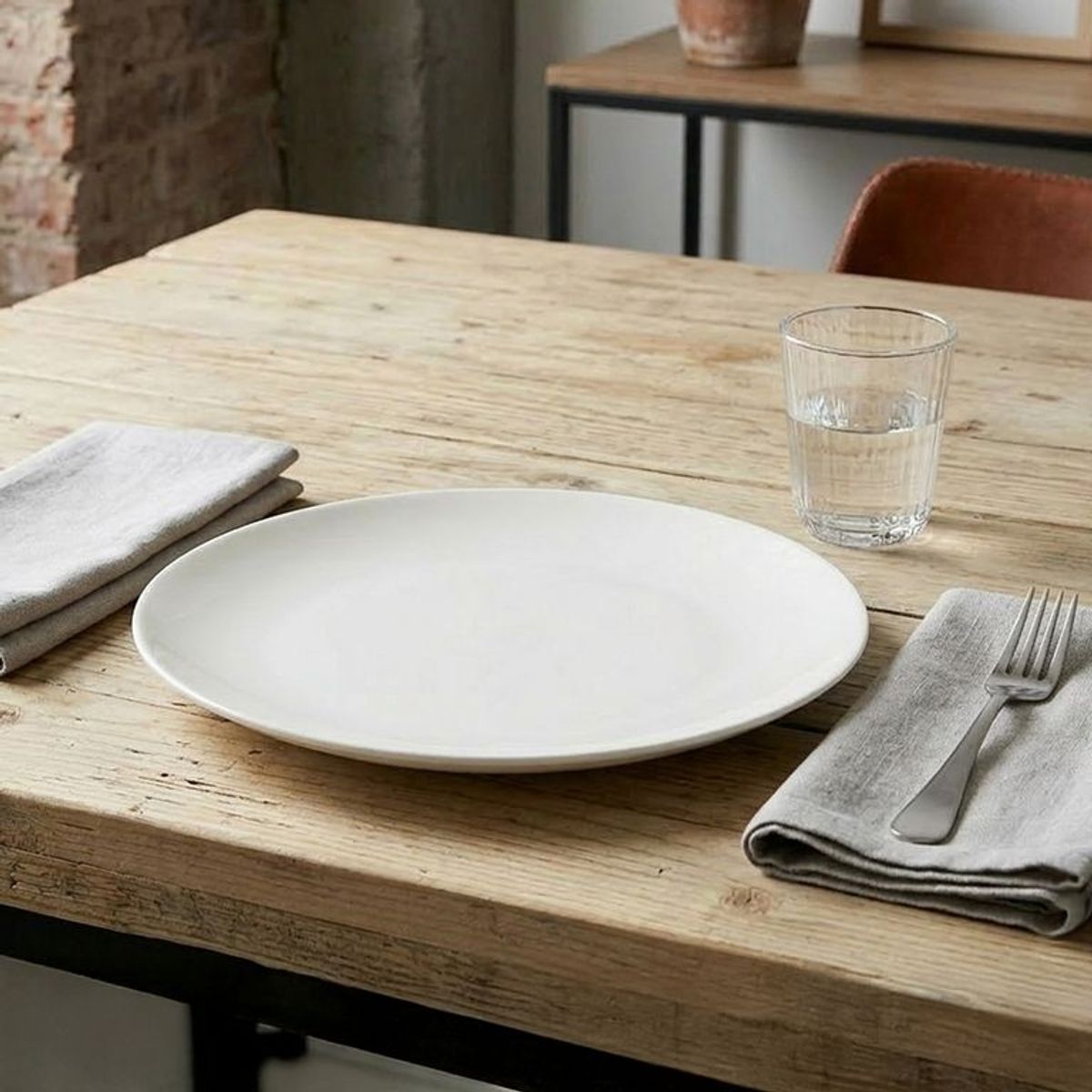 BASEMENT HOME - Plato de Fondo Porcelana 27 cm Essentials Redondo