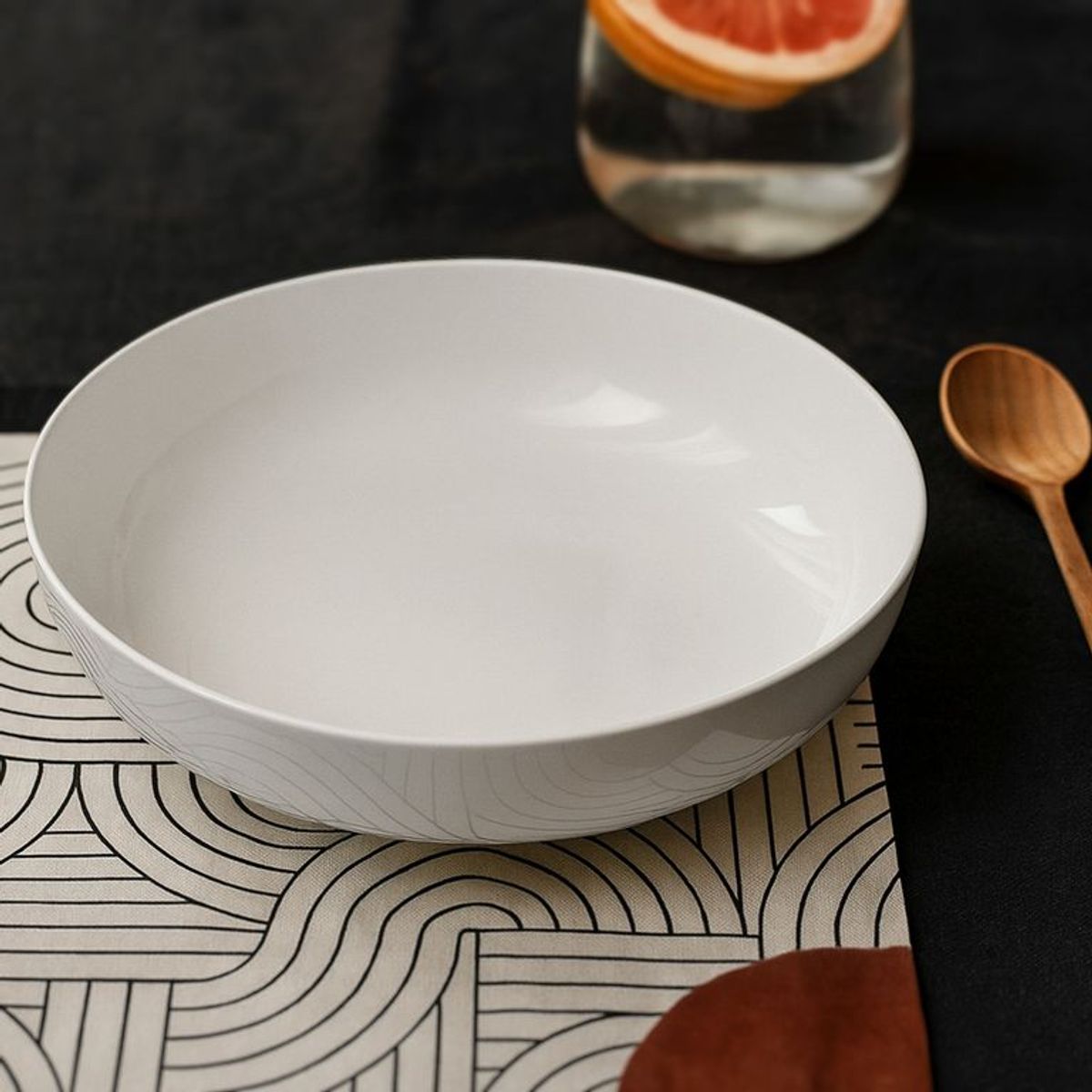 BASEMENT HOME - Plato Hondo Porcelana 28 cm Essentials Redondo