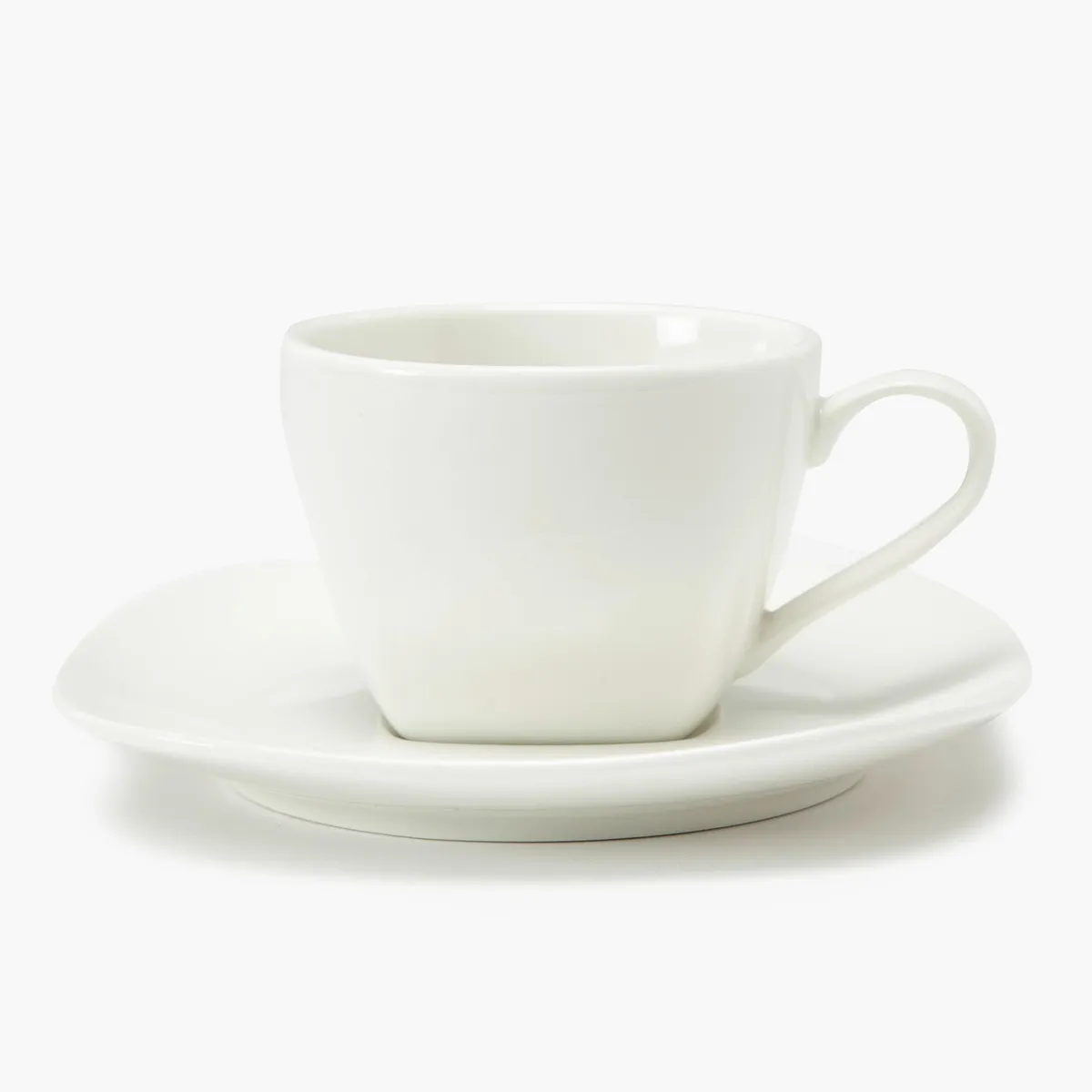 BASEMENT HOME - Taza de Café con Plato Porcelana Essentials Cuadrado