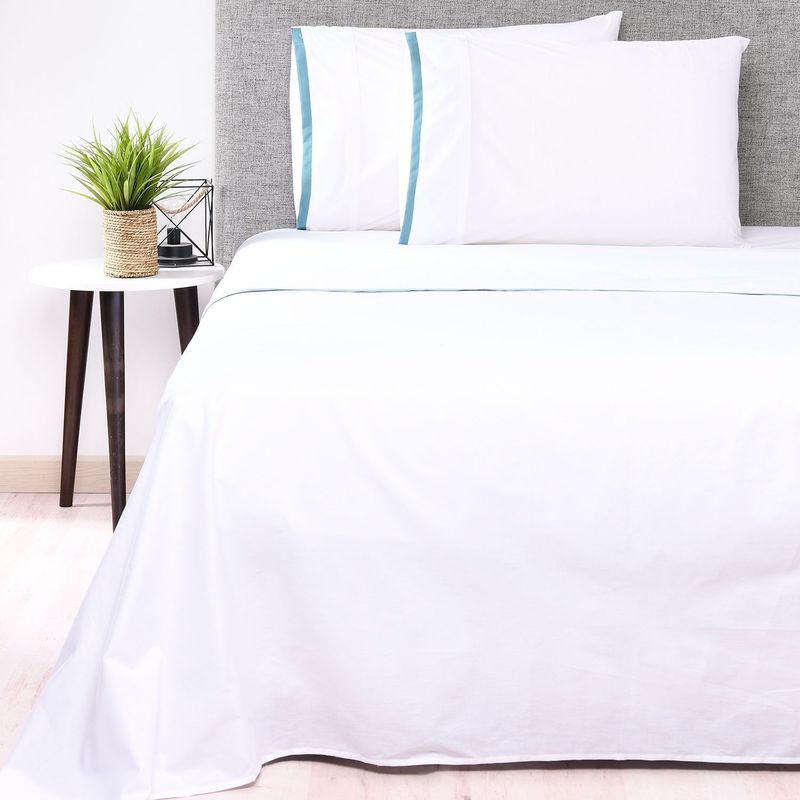 MICA - Juego de Sábanas Frame 100% Algodón 180 Hilos Mica