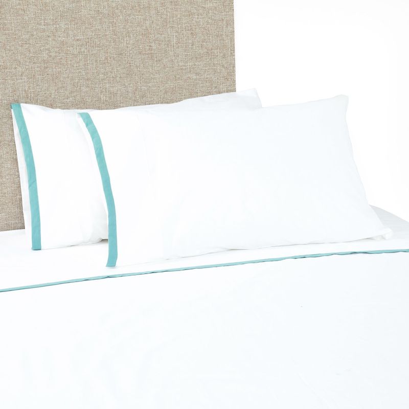 MICA - Juego de Sábanas Frame 100% Algodón 180 Hilos Mica