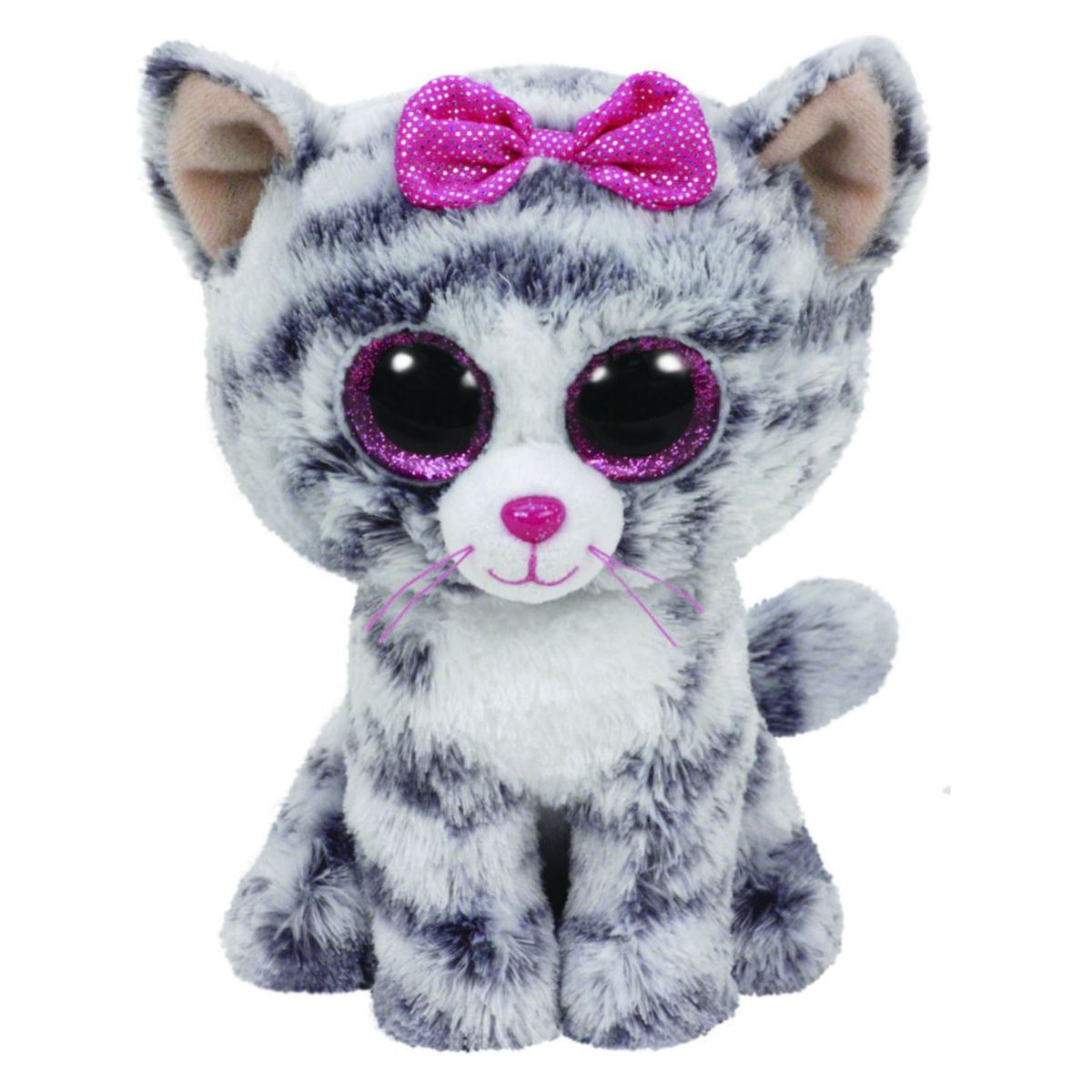TY - Peluche Beanie Boos Kiki Gato Gris