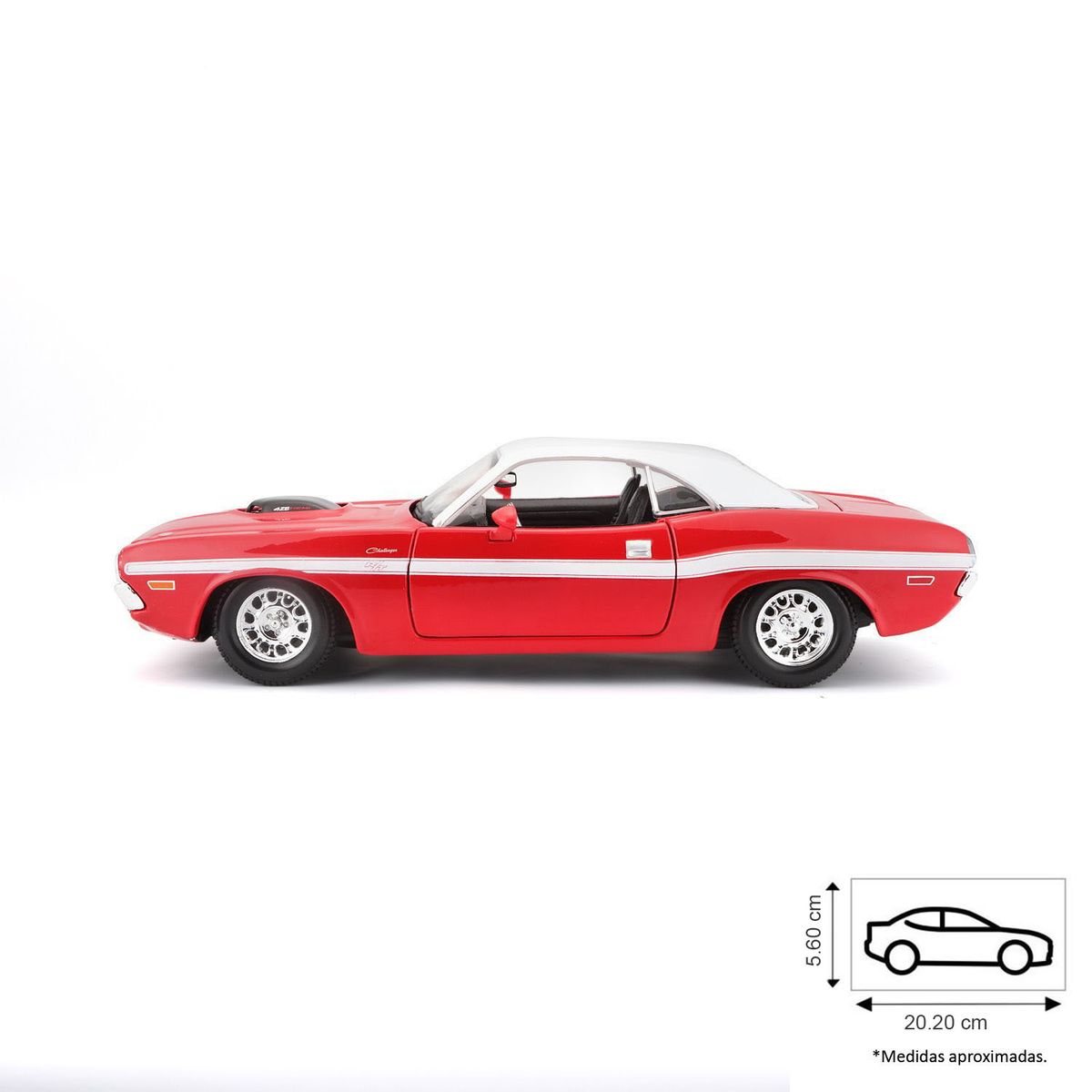 MAISTO - Juguete Auto Coleccionable 1970 Dodge Challenger R/t Coupe Maisto