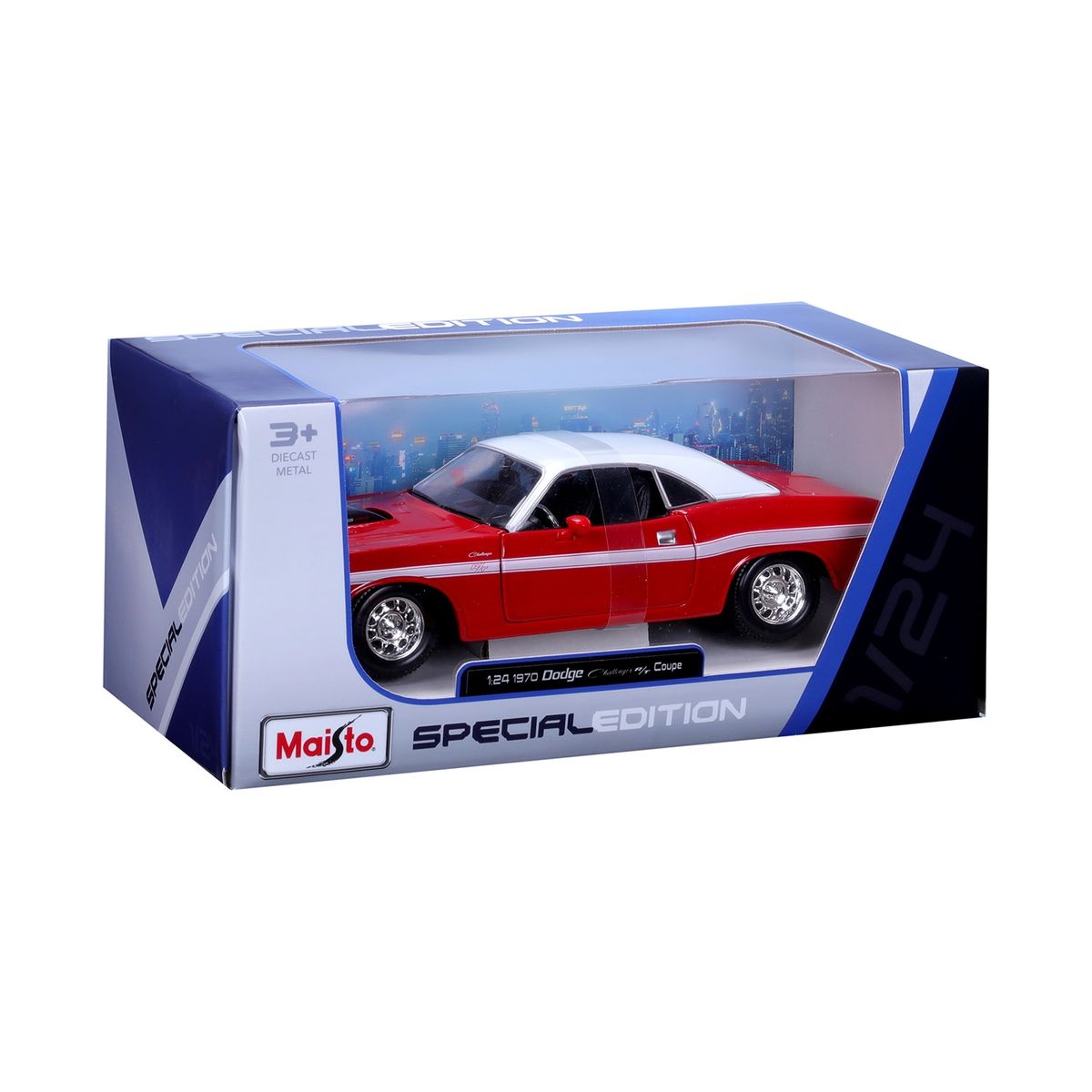 MAISTO - Juguete Auto Coleccionable 1970 Dodge Challenger R/t Coupe Maisto