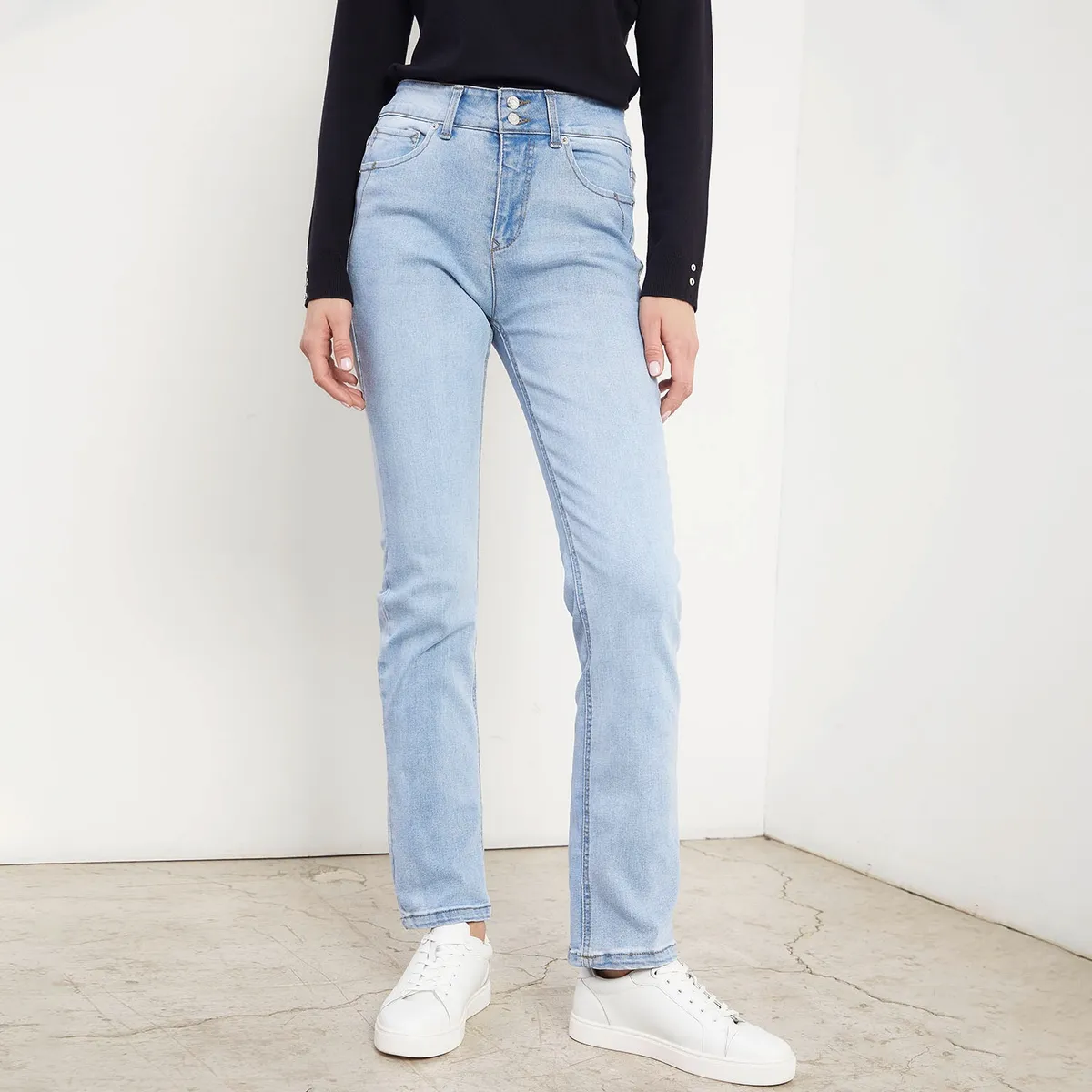 UNIVERSITY CLUB - Jean Straight Tiro Alto Mujer University Club