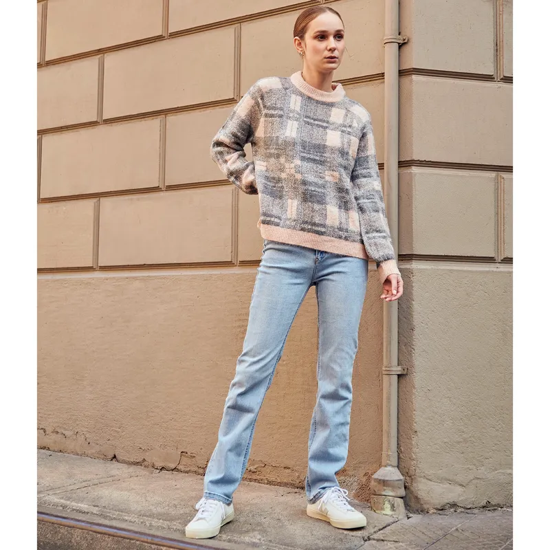 UNIVERSITY CLUB - Jean Straight Tiro Alto Mujer University Club