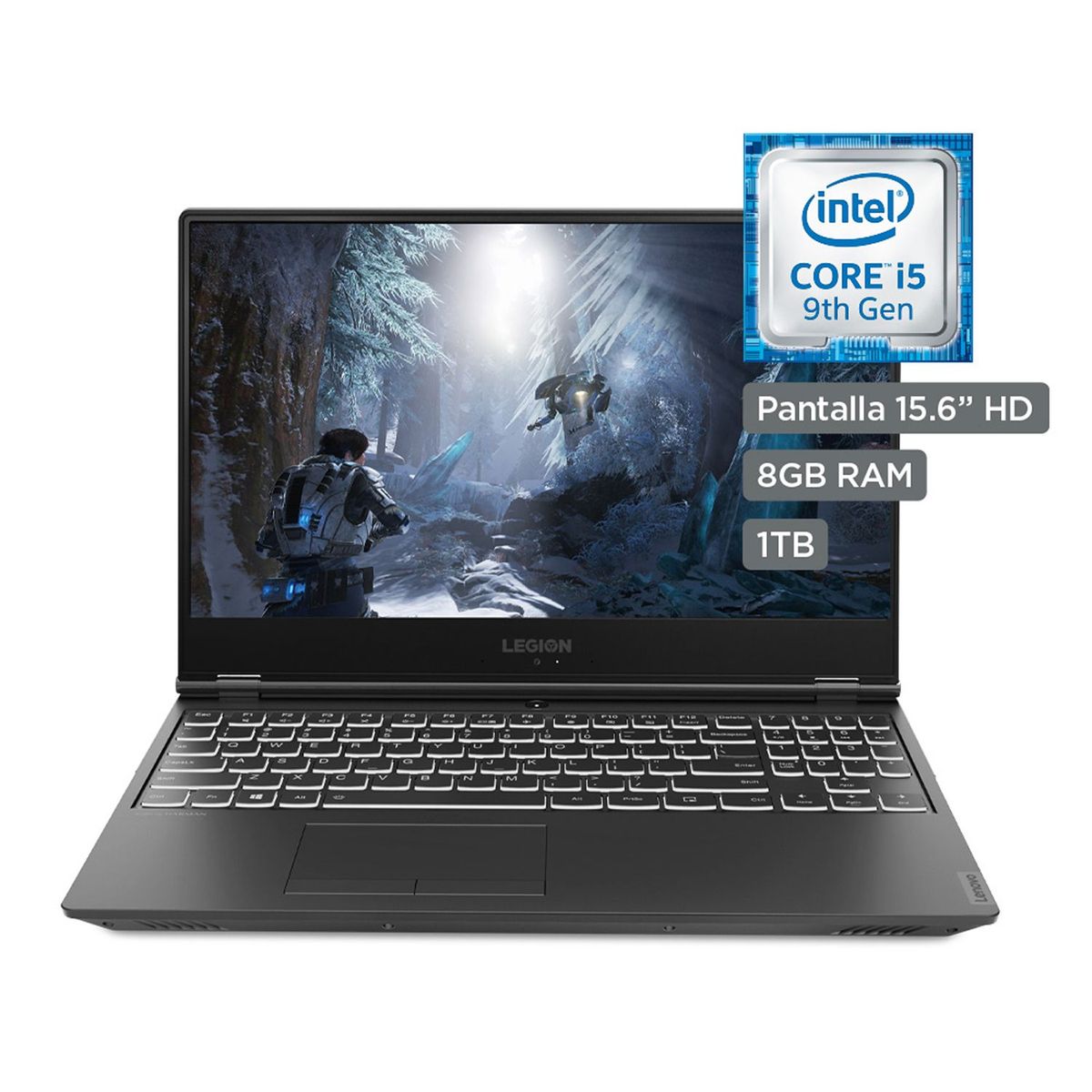 LENOVO - Laptop Gamer Legion Y540 15.6" Core i5 9th Gen 8GB RAM 1TB+128GB SSD + 4GB Video Nvidia GTX 1650 - Full HD