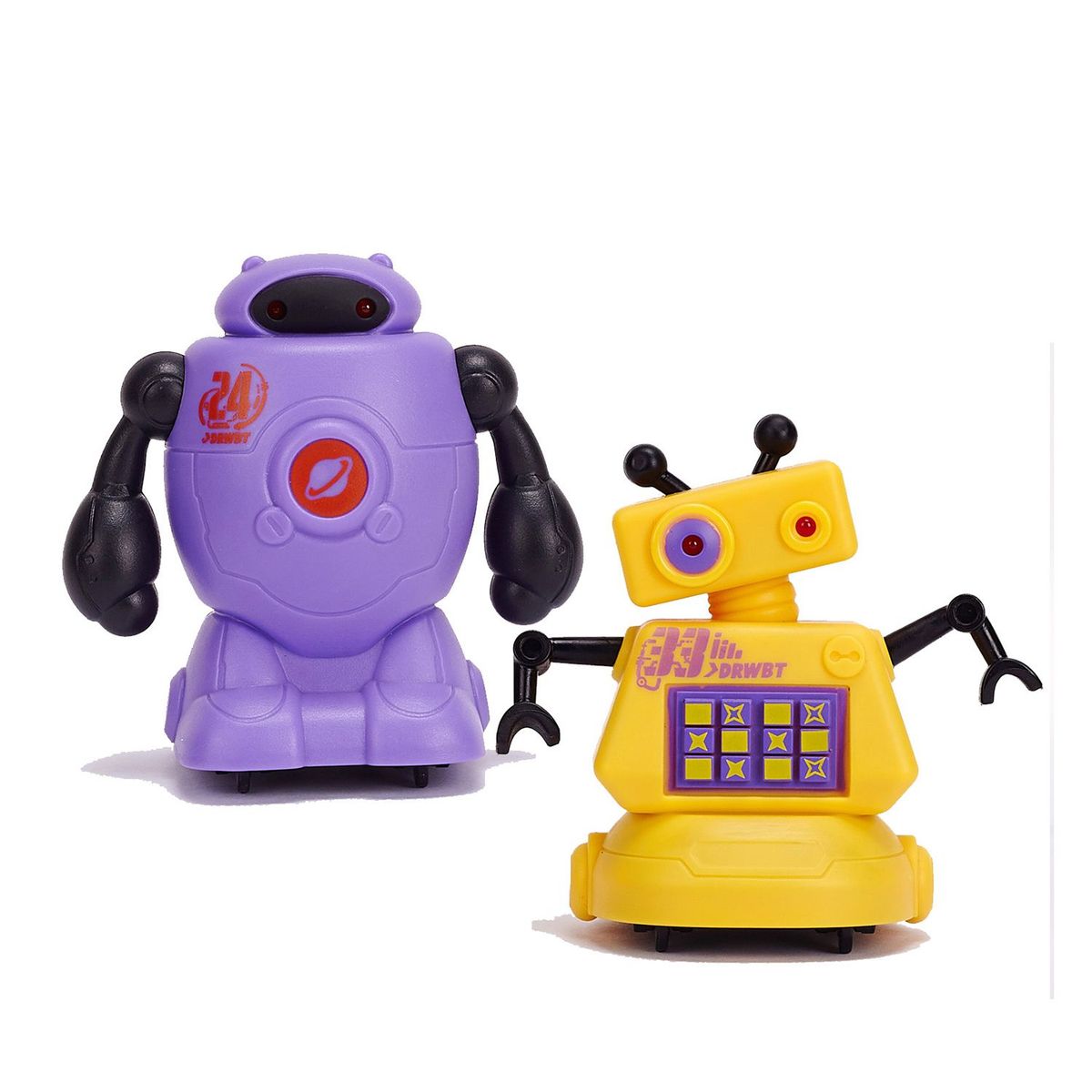 DRAWBOT - Vehiculo A Control Remoto Pack X2 Robots Para Niños