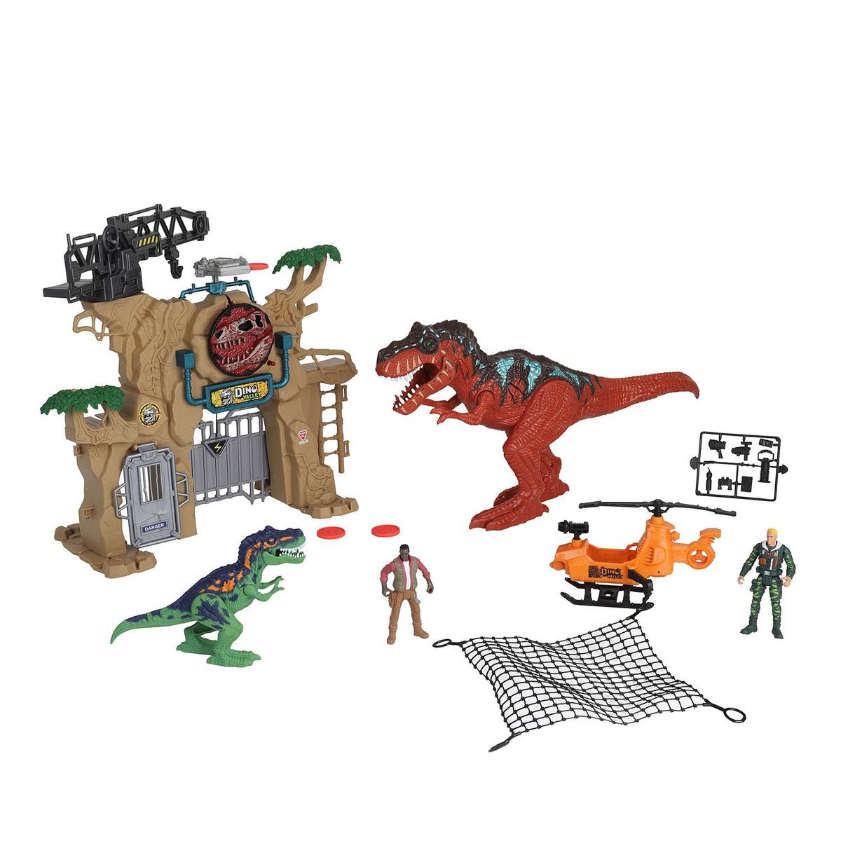 DINO VALLEY - Set de Juguetes 2 Dinosaurios