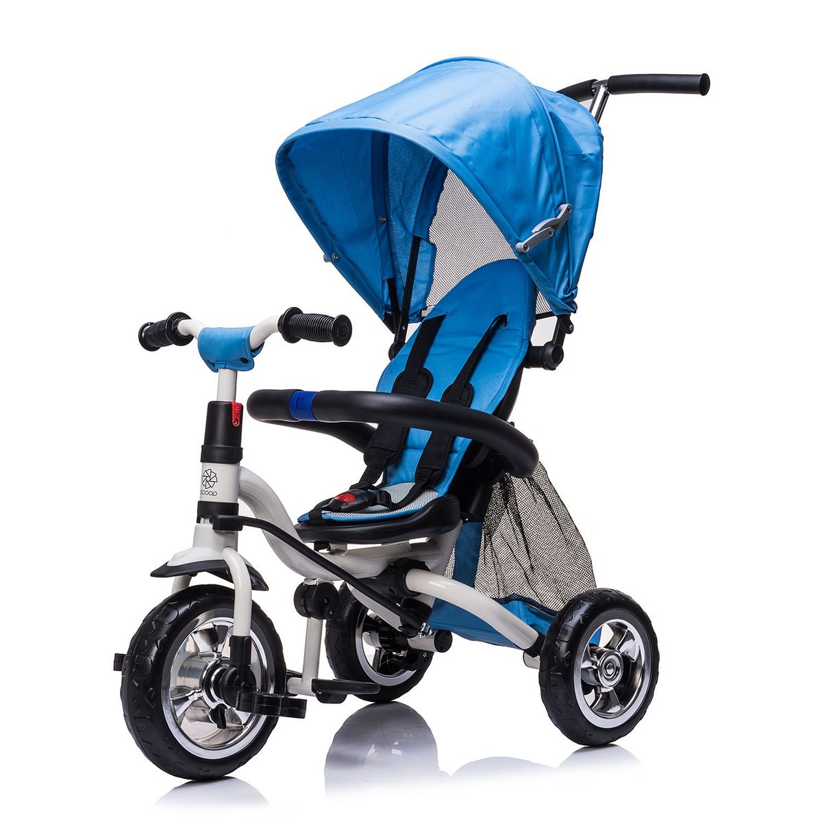 SCOOP - Triciclo Plegable y con Techo Azul  