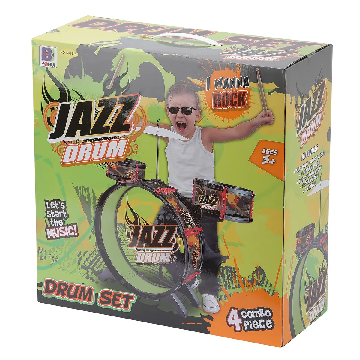 BOHUI TOYS - Juguete Musical Bateria