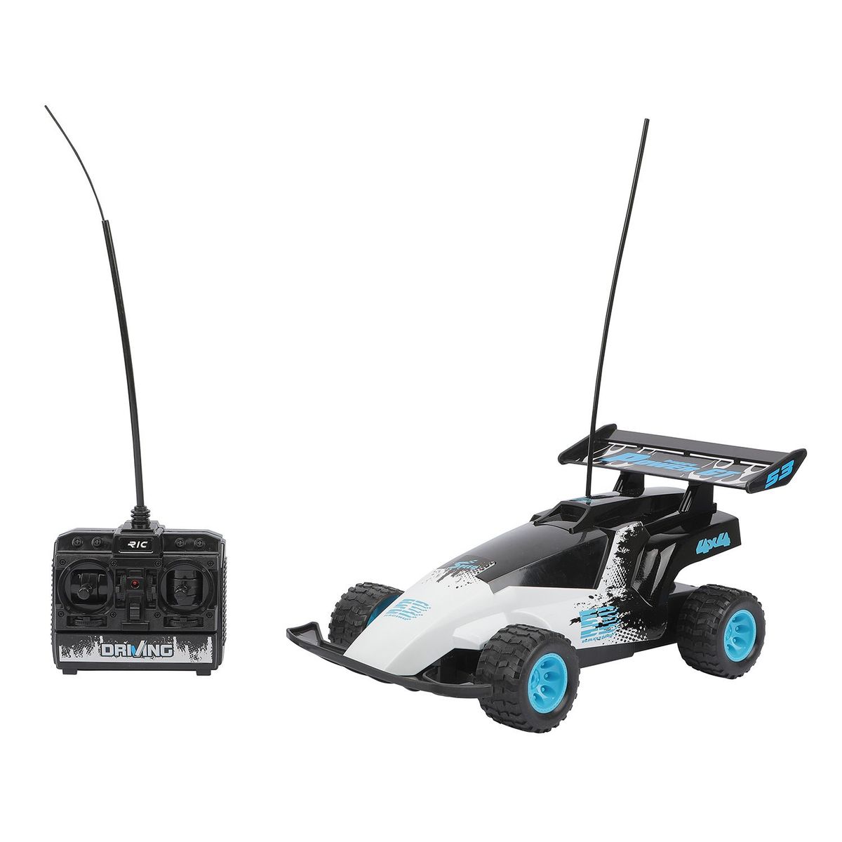 YIDAFENG - Vehiculo A Control Remoto Buggi Blanco con Negro