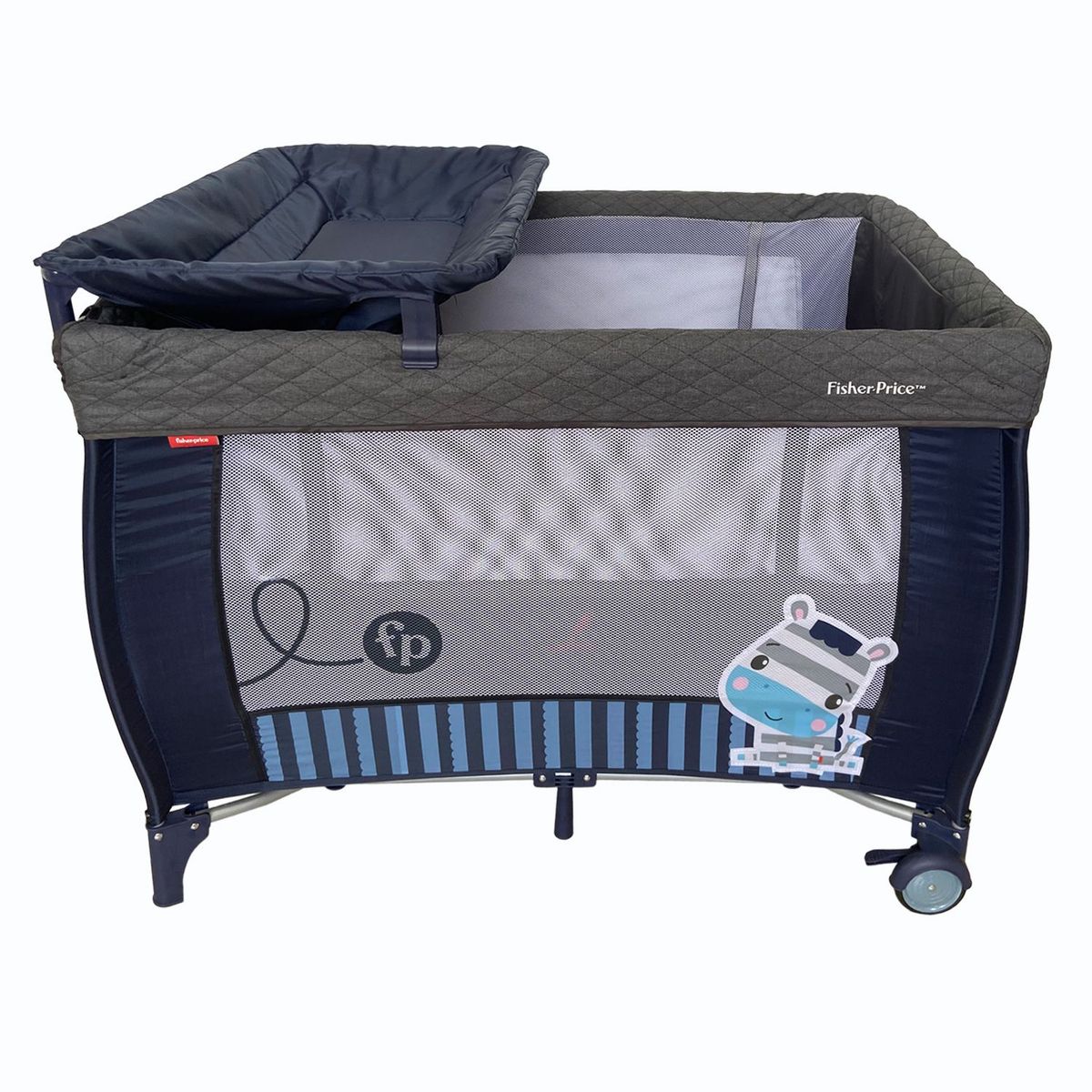 FISHER PRICE - Cuna Corral para Bebé Azul Fisher Price