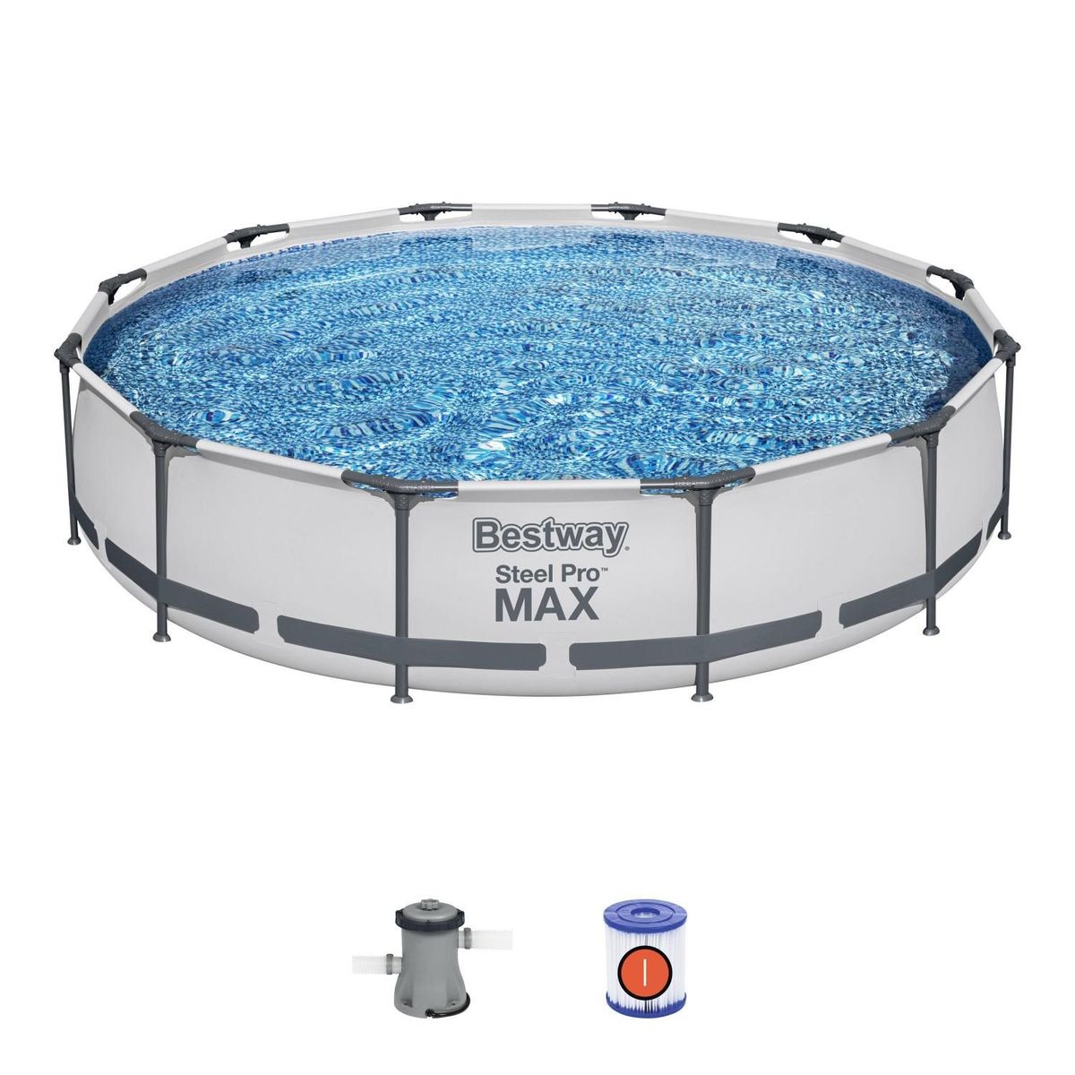 BESTWAY - Piscina Pro 3.66x0.76m Con Bomba de Filtrado