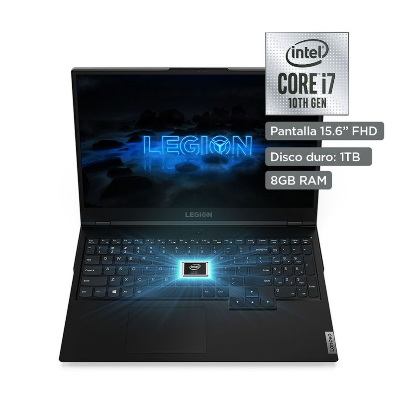 LENOVO - Laptop Gamer Legion 5 Core i7 10ma Gen 8GB RAM 1TB+256GB SSD + 4GB Video Nvidia GTX 1650 - Full HD