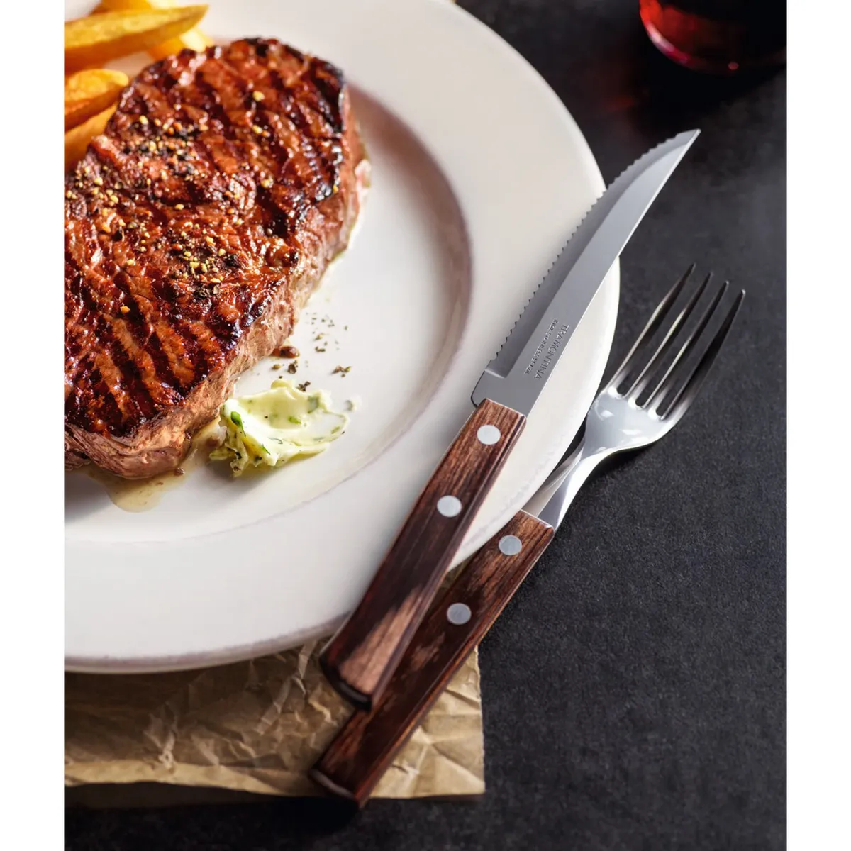 TRAMONTINA - Juego de Cubiertos 12 piezas