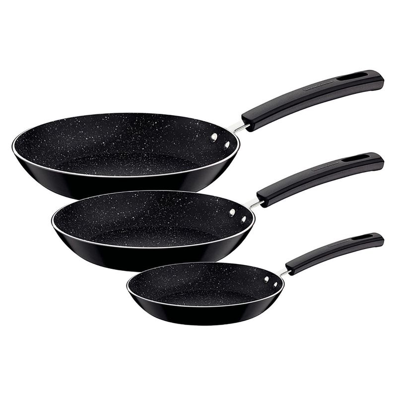 TRAMONTINA - Sartenes x 3 Antiadherente 20cm, 24cm y 26cm