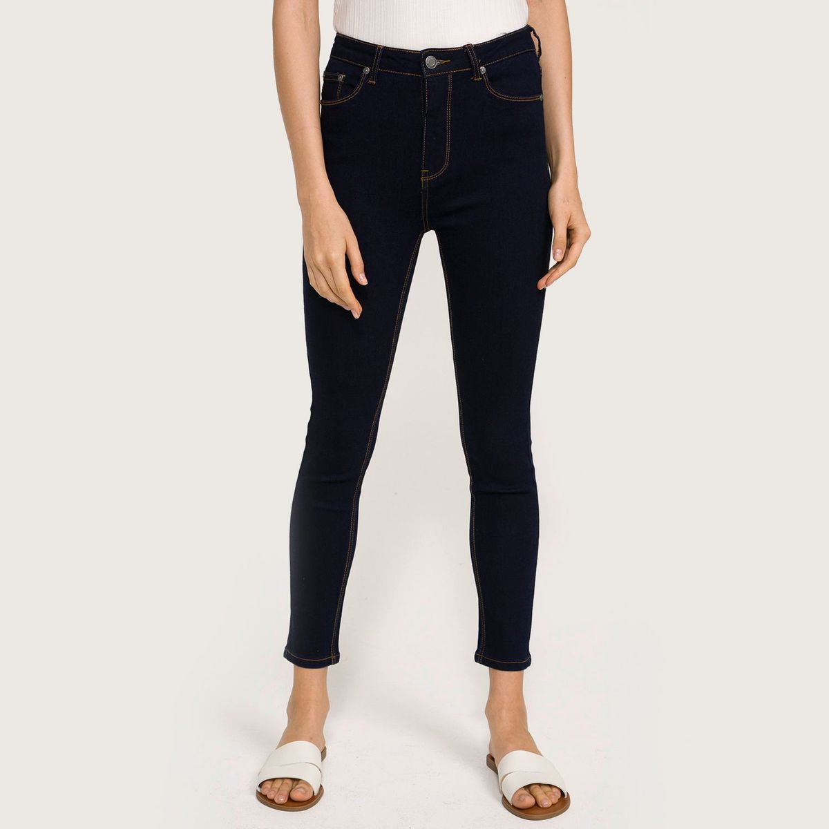 BASEMENT - Jean Skinny Tiro Alto Mujer Basement