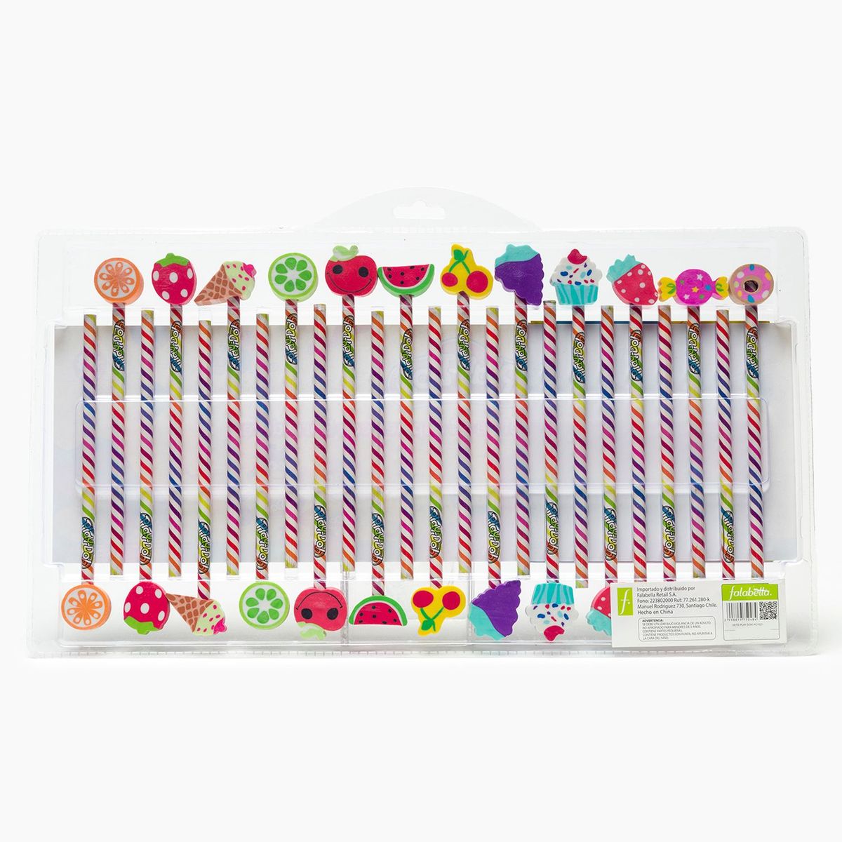 PLAY DOH - Set 24 Lápices Borrador