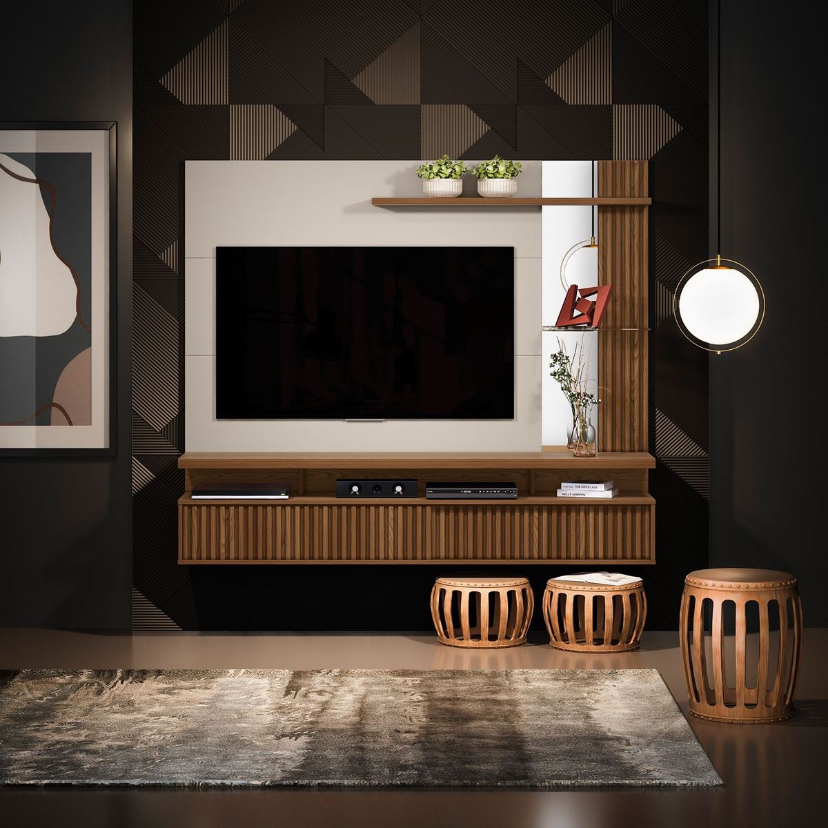 BASEMENT HOME - Panel de TV 60" Maragogi