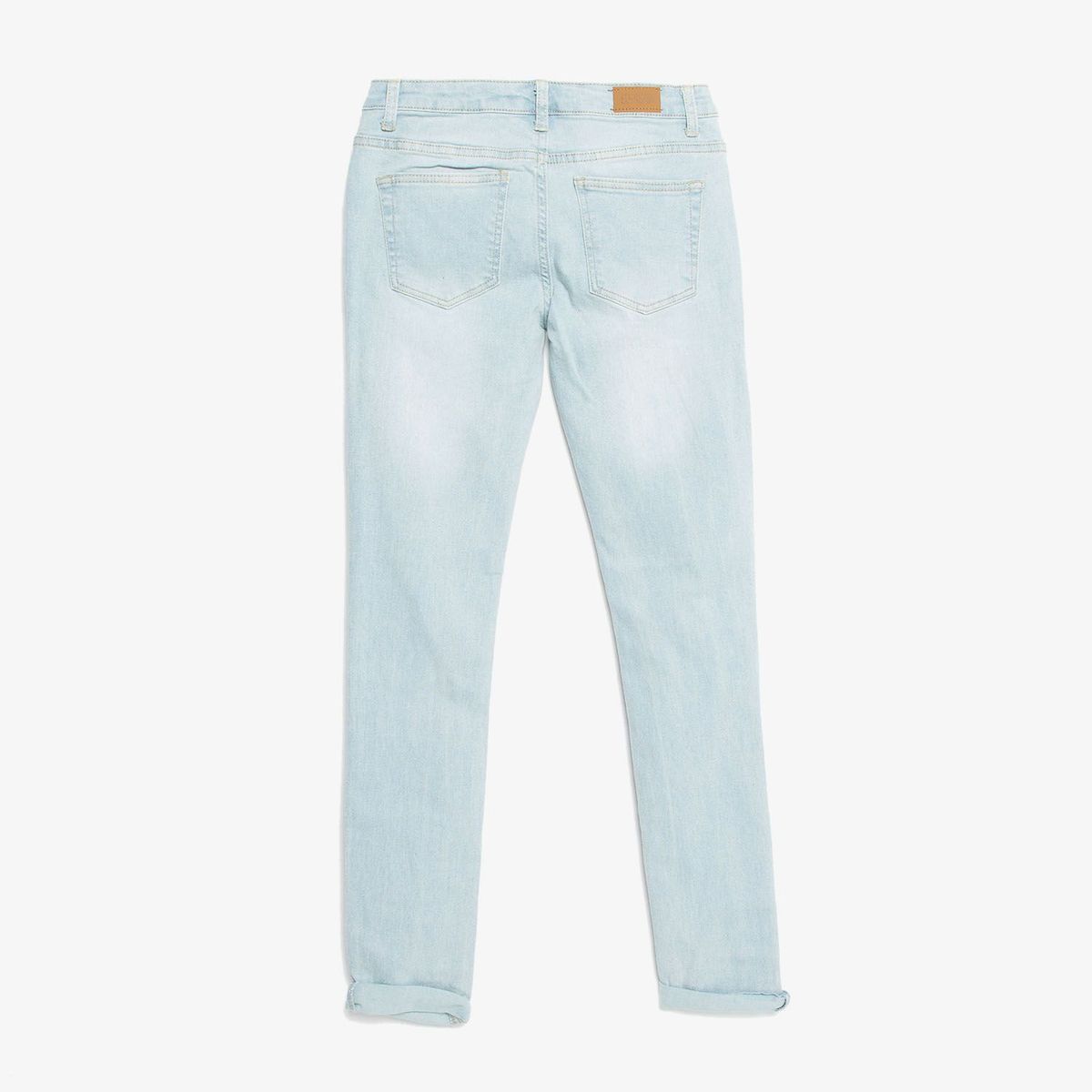 ELEVEN - Jeans Skinny Eleven Niña Algodón Tiro Alto con Roturas