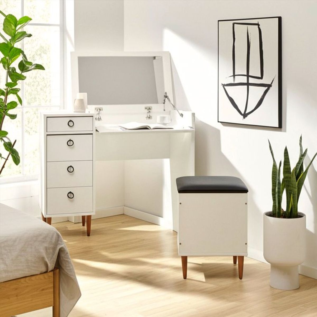 MICA - Tocador Inspiration 5 Cajones con Espejo