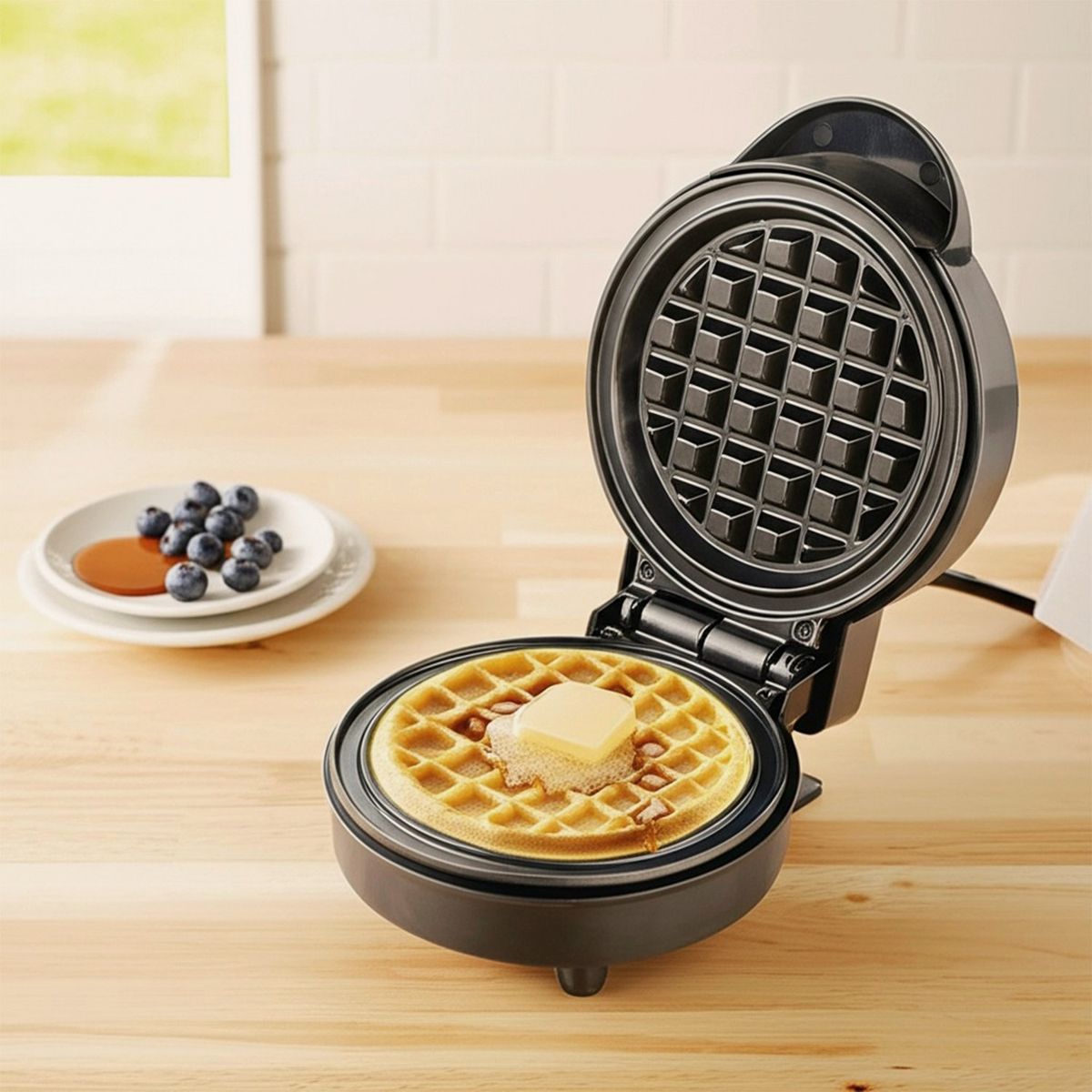 RECCO - Wafflera Negra RCE-WAFFLE100N