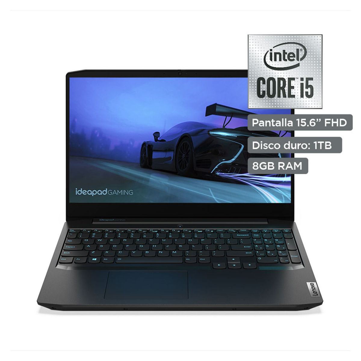 LENOVO - Laptop Gamer 15.6" Core i5 8GB RAM 1TB + 4GB Video GTX 1650 - Full HD