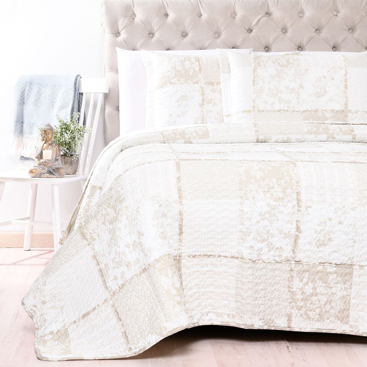 ROBERTA ALLEN - Cubrecama Patch Sherpa