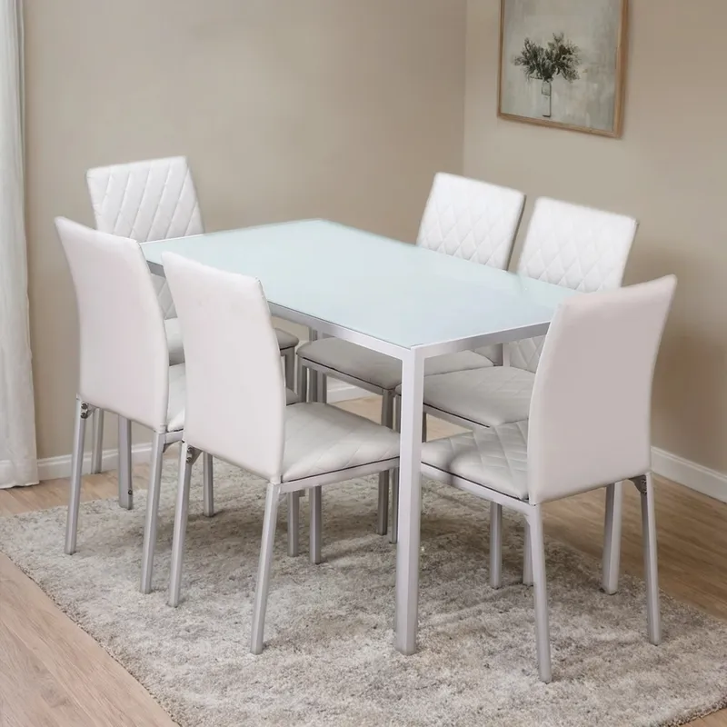 MICA - Juego de Comedor Luminus 6 Sillas